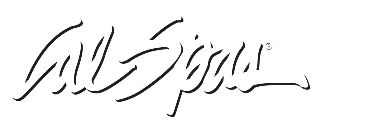 Calspas White logo hot tubs spas for sale Orlando