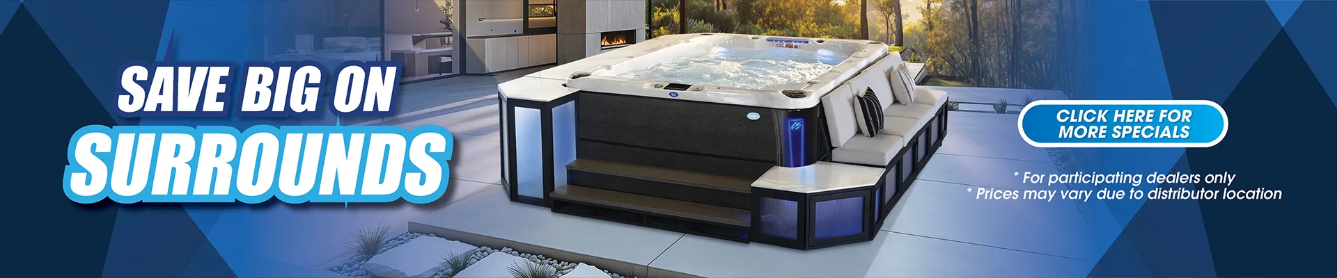 Calspas hot tub being used in a family setting - Orlando